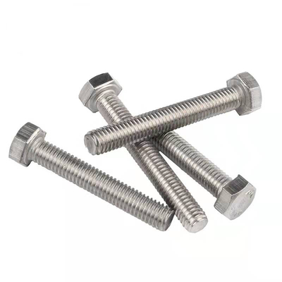 Din931 Stainless Steel Hexagon Bolt Factory Export Ss304  Ss316 Hex Bolt Din933