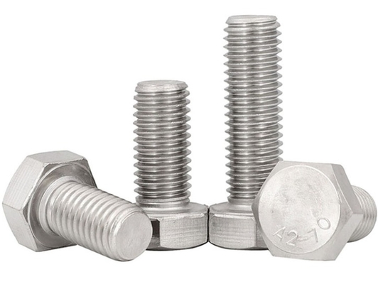 Din931 Stainless Steel Hexagon Bolt Factory Export Ss304  Ss316 Hex Bolt Din933