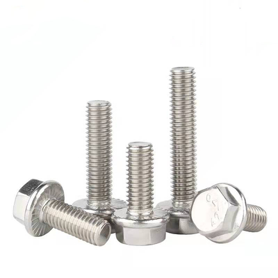 Hexagon Flange Bolts Fastener Factory Provided A2 A4 SS304 SS316