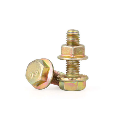 DIN 6921 Grade 4.8/8.8 Zinc Coated Serrated Flange Bolt Iso4162/EN1665 Hex Flange Screws