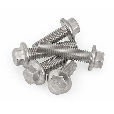 Hot Sale Din6921 Stainless Steel 304 316 Hexagon Flange Bolt Grade 8.8/10.9 /12.9 Customization High Quality