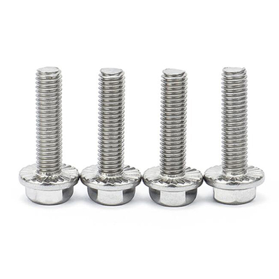 Hot Sale Din6921 Stainless Steel 304 316 Hexagon Flange Bolt Grade 8.8/10.9 /12.9 Customization High Quality