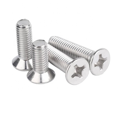 Din 965 Cross Countersunk Head Bolt Iso7046 Carbon Steel Pan Head Phillips Screw Stainless Steel Cross Recessed Pan Head Screw