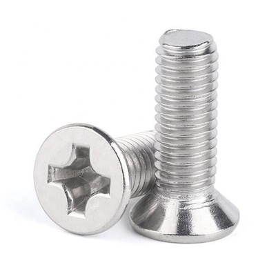 Din 965 Cross Countersunk Head Bolt Iso7046 Carbon Steel Pan Head Phillips Screw Stainless Steel Cross Recessed Pan Head Screw