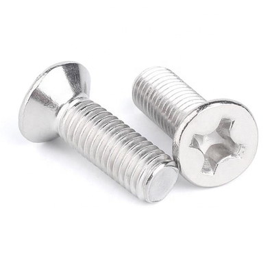 Din 965 Cross Countersunk Head Bolt Iso7046 Carbon Steel Pan Head Phillips Screw Stainless Steel Cross Recessed Pan Head Screw