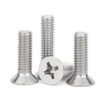 Din 965 Cross Countersunk Head Bolt Iso7046 Carbon Steel Pan Head Phillips Screw Stainless Steel Cross Recessed Pan Head Screw