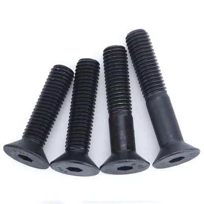 Grade 8.8 10.9 12.9 Carbon Steel DIN7991 Countersunk Head Hexagonal Socket Flat Head Bolt with Black Oxide