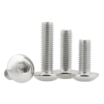 SS304  Stainless Steel Hex Socket Button Head Screw A2-70 Pan Head Socket Bolt