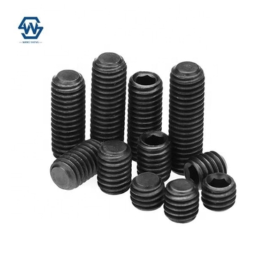 Grade4.8/8.8/10.9/12.9din913/din914/din915/din916 Black Oxidized Flat End Pointed Hex Socket Head Screws