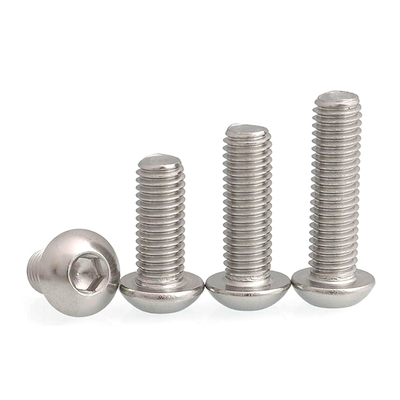 Button Head Socket Cap Screw (BHSCS) Grade 4.8/8.8/10.9/12.9 Half Round Head Cap Socket Screw