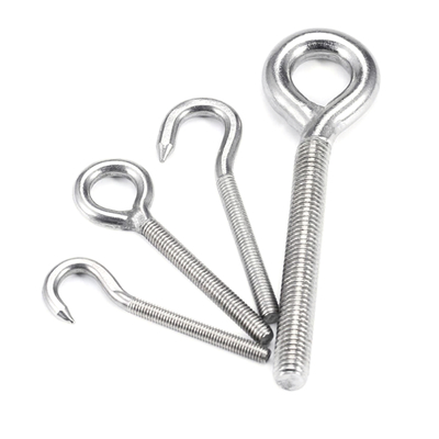 Closed Eye Bolt M4-M10 Extended Hook Bolt Carbon Steel Lifting Ring Screw