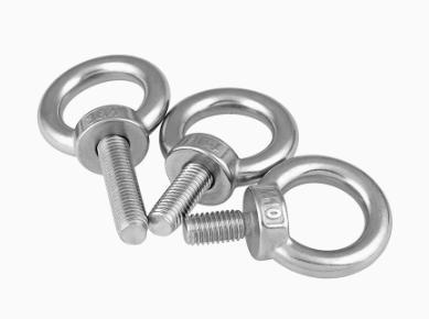 High Strength  Customized Fasteners Lifting Bolt Ring Screw Hook Bolts Steel 50mm/40mm/25mm  Custom Eye Bolts Din580