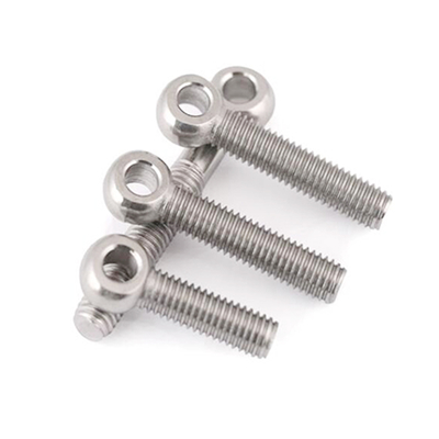 SS304 Eye Bolt with Hole Connection Bolt DIN444 Round Head Eye Screw