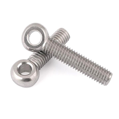 SS304 Eye Bolt with Hole Connection Bolt DIN444 Round Head Eye Screw
