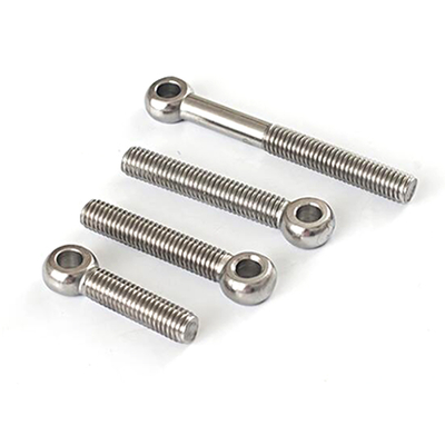 SS304 Eye Bolt with Hole Connection Bolt DIN444 Round Head Eye Screw