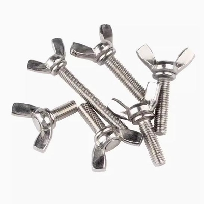 Butterfly Bolts DIN 316 304 Stainless Steel Carbon Steel Wing Bolts M8M10M12M16 Hand Twisted Bolts