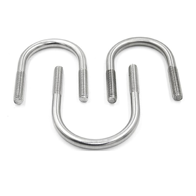 Carbon Steel Stainless Steel Clamp U-bolt Galvanized Anchor Bolt Grade 4.8 / 8.8 / 10.9 / 12.9 U-bolt