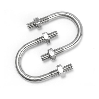 Carbon Steel Stainless Steel Clamp U-bolt Galvanized Anchor Bolt Grade 4.8 / 8.8 / 10.9 / 12.9 U-bolt