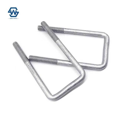 Hot Galvanizing/Dacromet U Bolt Electric Power Fittings Auto Part Trailer Pipe Clamp High Strength Square U Bolt