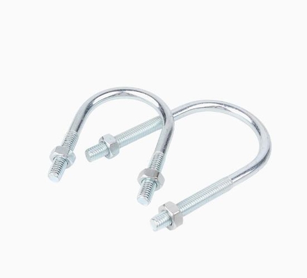 Factory Customization DIN3570 U Bolts and Nuts U-shaped Bolt with Nut Set Clip Clamp Pipe Clamp