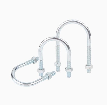 Factory Customization DIN3570 U Bolts and Nuts U-shaped Bolt with Nut Set Clip Clamp Pipe Clamp