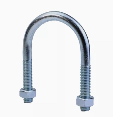 Stainless Steel/carbon Steel U-bolt Galvanized U-shaped Pipe Clamp  Various Specifications Pipeline Fixture Fixation