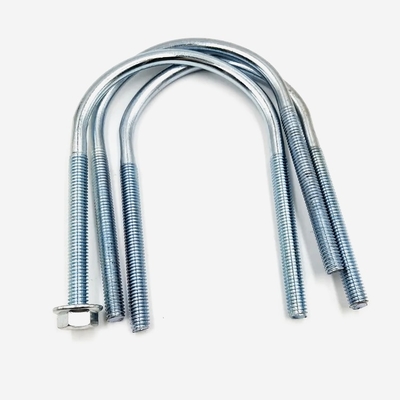 Chinese Fastener Manufacturer Accepting OEM ODM Gr4.8 8.8 10.9 12.9 Carbon Steel Hot Dip Galvanized HDG Dacromet U Bolts DIN3570