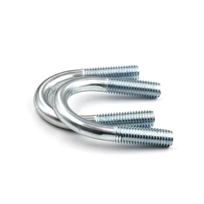 High Quality Stainless Steel Carbon Steel Pipe Clamp Pipeline Fixture Fixation Galvanized U-shaped Bolts  U Bolt Clamp