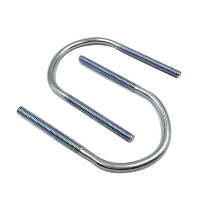 High Quality Stainless Steel Carbon Steel Pipe Clamp Pipeline Fixture Fixation Galvanized U-shaped Bolts  U Bolt Clamp
