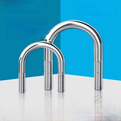 Factory Wholesale U-shaped Bolts Carbon Steel Stainless Steel U-shaped Screws U-shaped Pipe Clamps