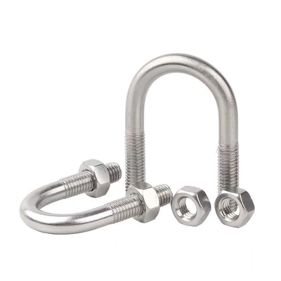Factory Wholesale U-shaped Bolts Carbon Steel Stainless Steel U-shaped Screws U-shaped Pipe Clamps
