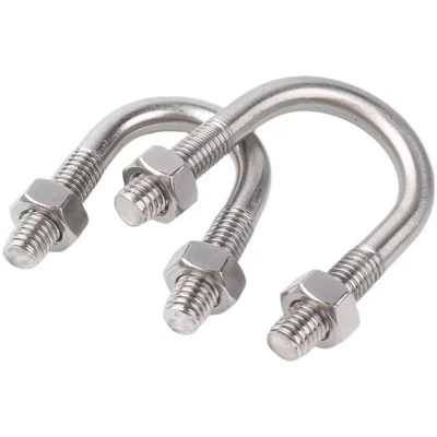 Factory Wholesale U-shaped Bolts Carbon Steel Stainless Steel U-shaped Screws U-shaped Pipe Clamps