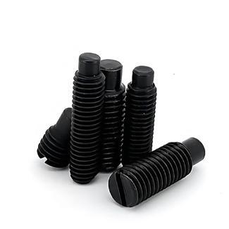 High Strength Slotted Set Screws with Long Dog Point DIN 417 Slotted Long Cylindrical End Tightening Screws Customizable