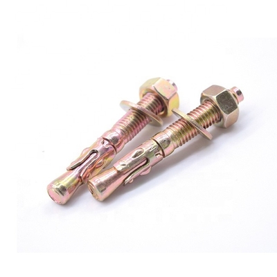 Manufacturer's Wholesale Fastener Zinc Plated Expansion Wedge Anchor Bolt Car Repair Gecko Bolts