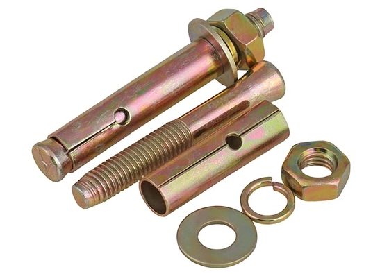 Factory Direct Sales, Expansion Bolts, Color Galvanized Expansion Anchor Bolts Galvanized Expansion Bolts, Customizable