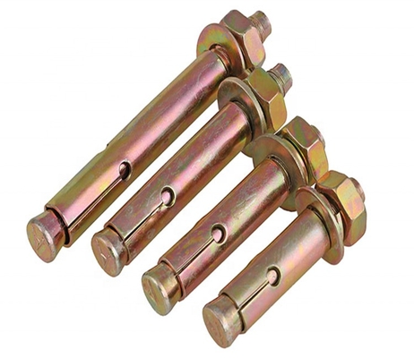 Factory Direct Sales, Expansion Bolts, Color Galvanized Expansion Anchor Bolts Galvanized Expansion Bolts, Customizable