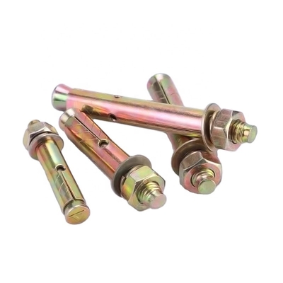 Color Zinc-plated Expansion Anchors Bolts M6-M16 High Quality Standard Fasteners  Anchor Bolts