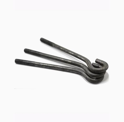 Anchor Bolts DIN 529 Rod Type Galvanized Black High Strength Steel Structure Embedded Bolts
