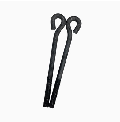 Anchor Bolts DIN 529 Rod Type Galvanized Black High Strength Steel Structure Embedded Bolts