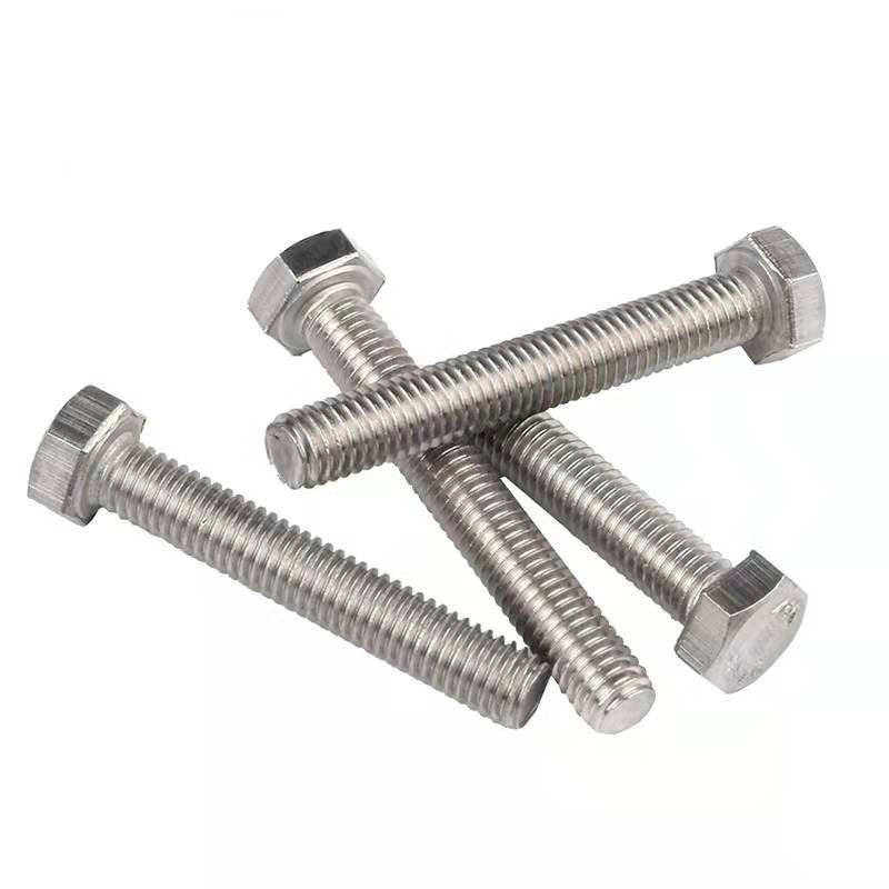 Din931 Stainless Steel Hexagon Bolt Factory Export Ss304  Ss316 Hex Bolt Din933