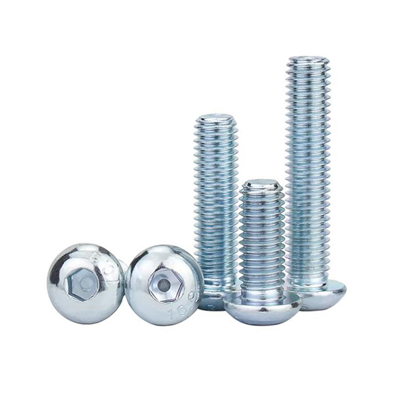 Button Head Socket Cap Screw (BHSCS) Grade 4.8/8.8/10.9/12.9 Half Round Head Cap Socket Screw
