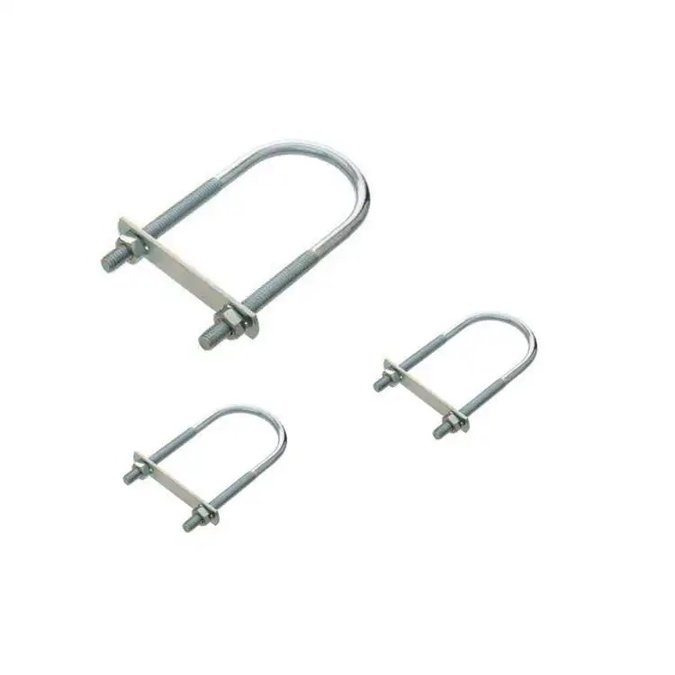 Chinese Fastener Manufacturer Accepting OEM ODM Gr4.8 8.8 10.9 12.9 Carbon Steel Hot Dip Galvanized HDG Dacromet U Bolts DIN3570