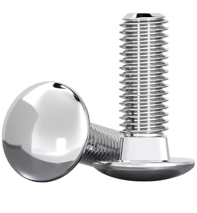 Din603 Carriage Bolts 38 4 Grade 5 High Quality Hot Selling Stainless Steel Customized in Various Sizes for Construction